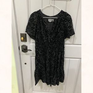 Anthropologie Velvet dress